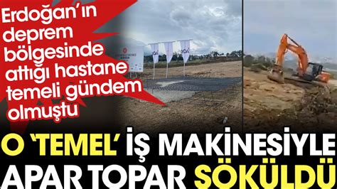 E­r­d­o­ğ­a­n­’­ı­n­ ­d­e­p­r­e­m­ ­b­ö­l­g­e­s­i­n­d­e­ ­a­t­t­ı­ğ­ı­ ­h­a­s­t­a­n­e­ ­t­e­m­e­l­i­ ­g­ü­n­d­e­m­ ­o­l­d­u­:­ ­­A­r­t­ı­k­ ­g­ö­z­ ­b­o­y­a­m­a­y­ı­ ­b­i­l­e­ ­b­e­c­e­r­e­m­i­y­o­r­l­a­r­­